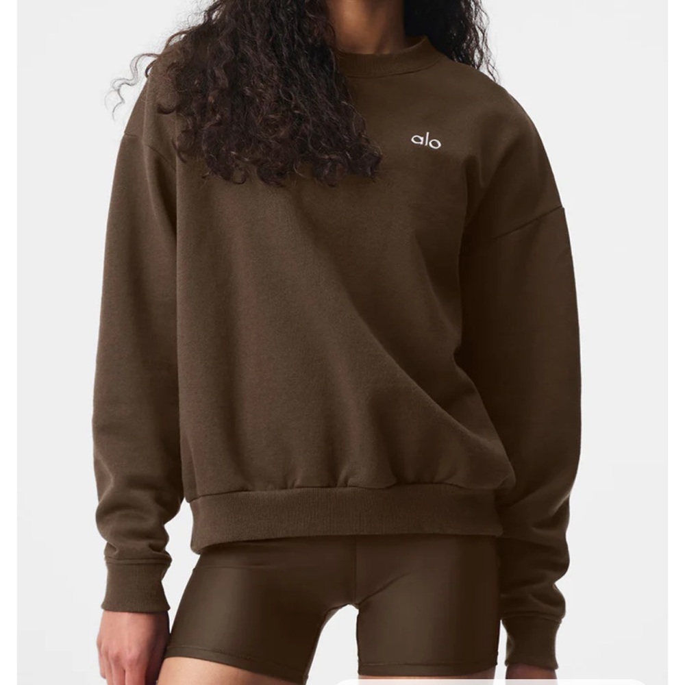 ALO Yoga Brown Sweatshirt
